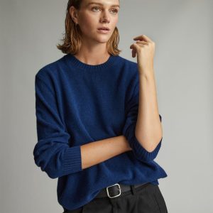 The Everyone Cashmere Crew | Bright Navy