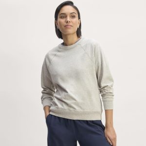 The Off-Duty Long-Sleeve Tee | Pale Heather Grey