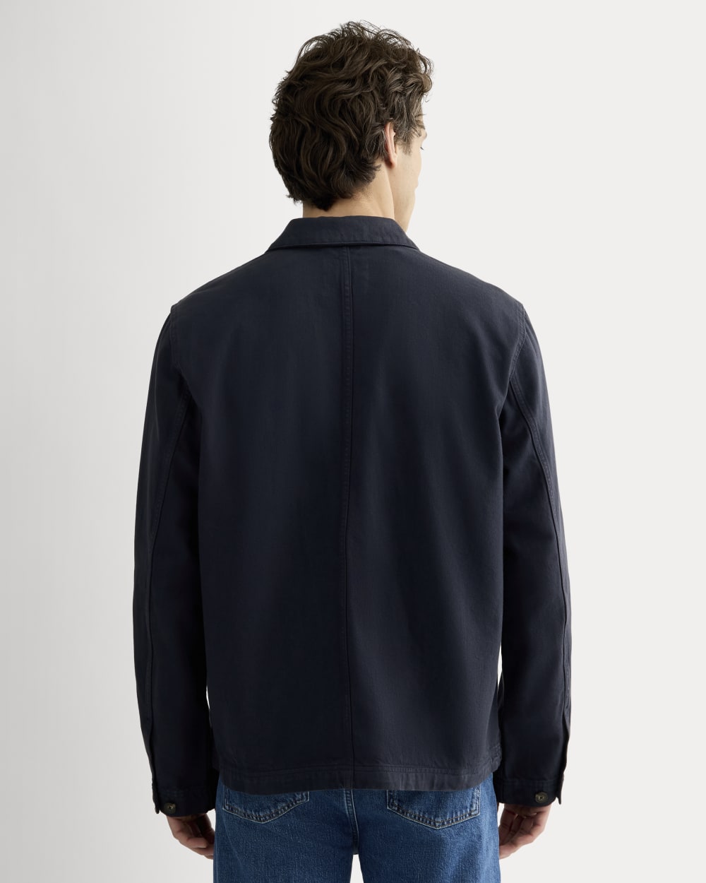 The Denim Utility Jacket | Garment-Dyed Navy - Image 5