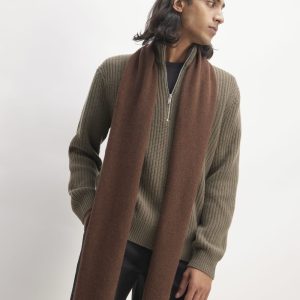 The ReCashmere Scarf | Heather Cocoa