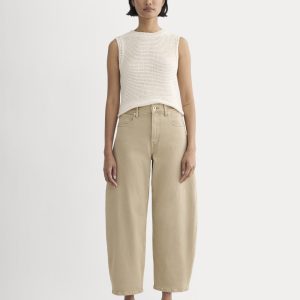 The Way-High® Curve Jean | Garment-Dyed Tan | 27 Inseam