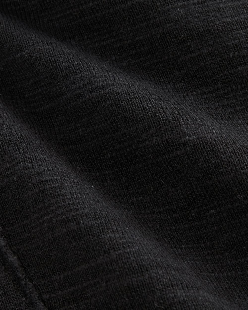 The Muscle Sweater in Cotton Linen | Black - Image 6