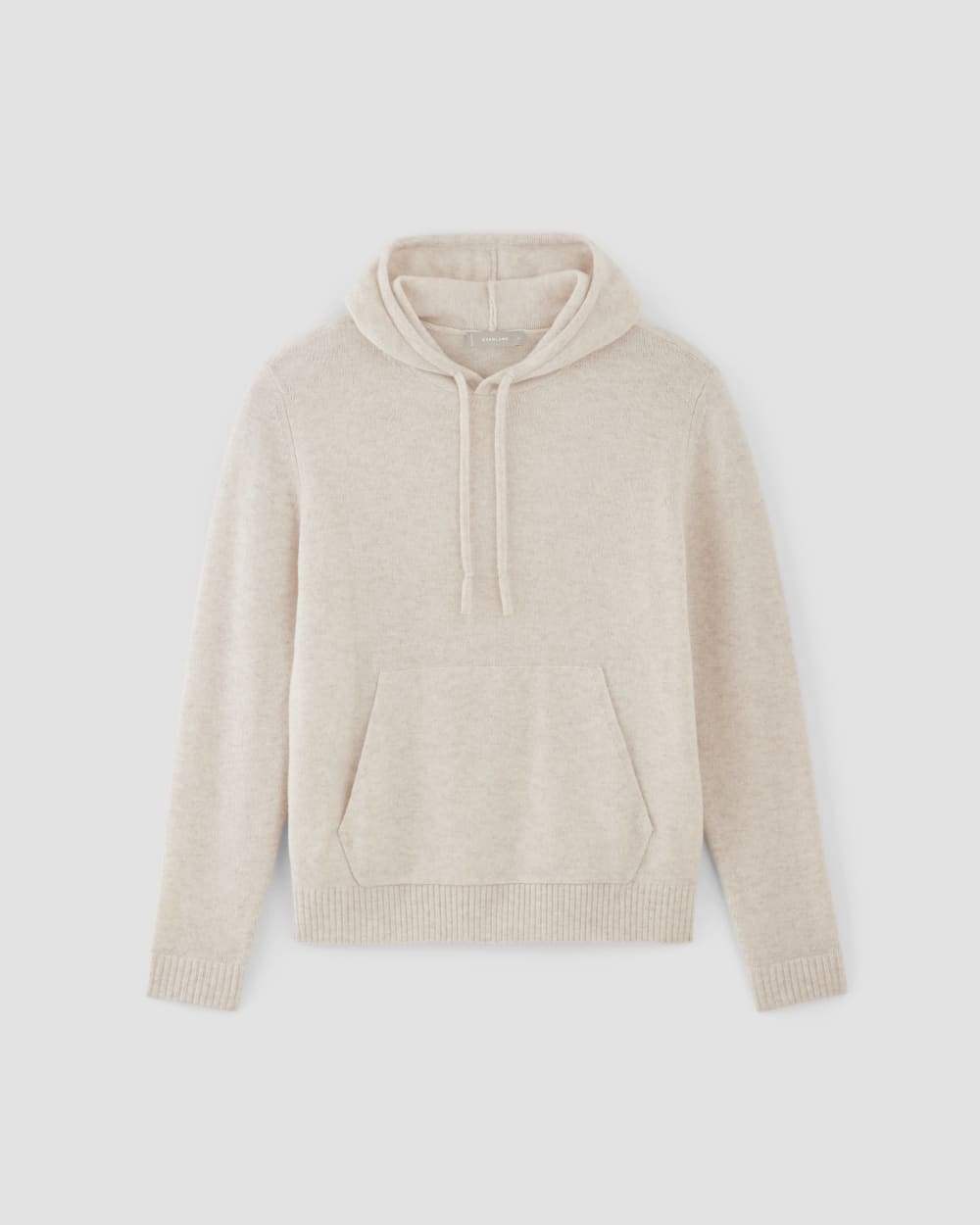 The Felted Merino Hoodie | Heathered Oat - Image 2
