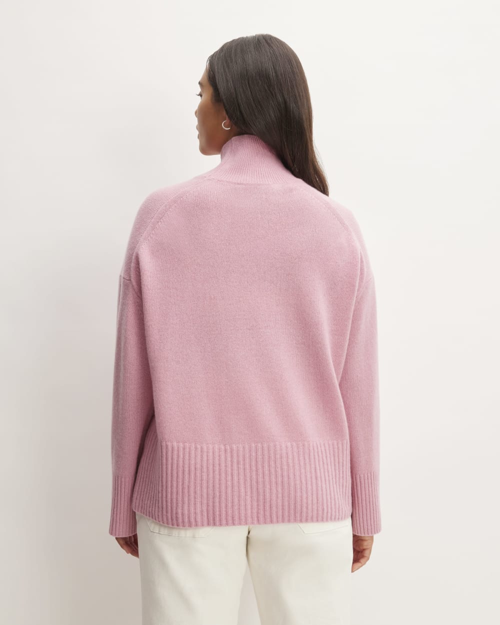 The Cashmere Oversized Turtleneck | Bubblegum - Image 6