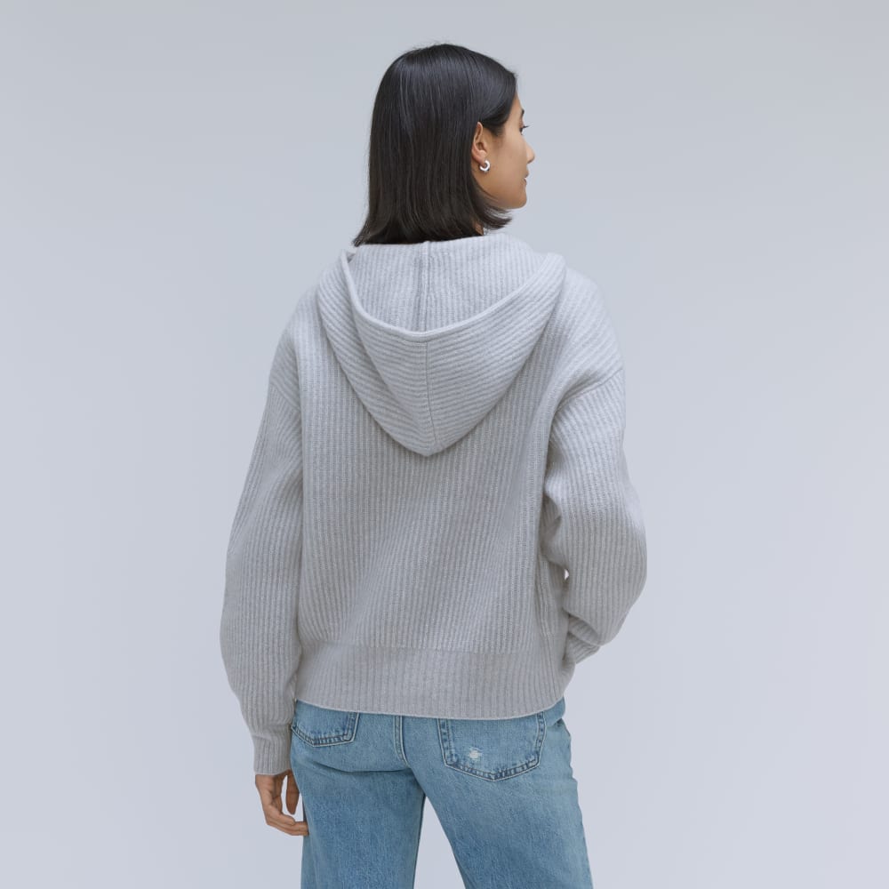 The Cozy-Stretch Hooded Cardigan | Smoke - Image 3