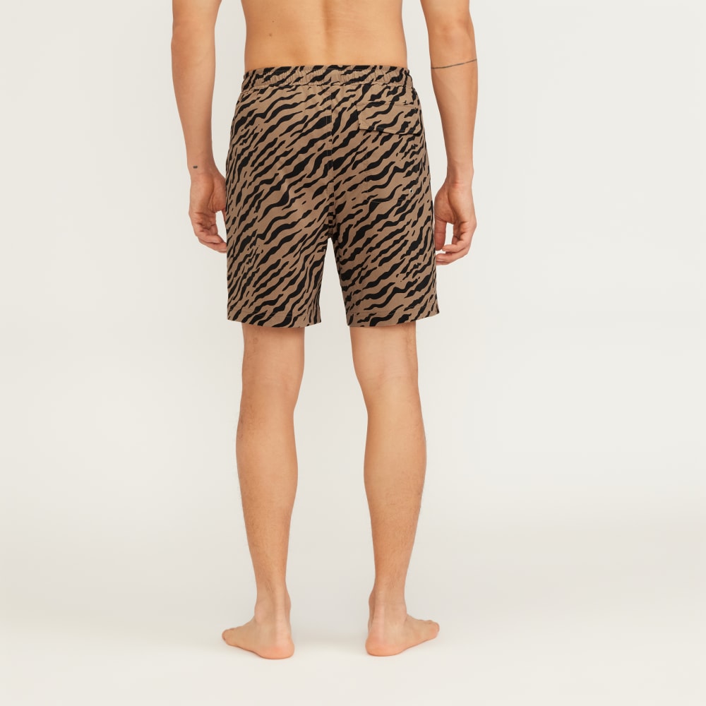 The ReNew Swim Short | Tiger Stripe Toasted Coconut - Image 3