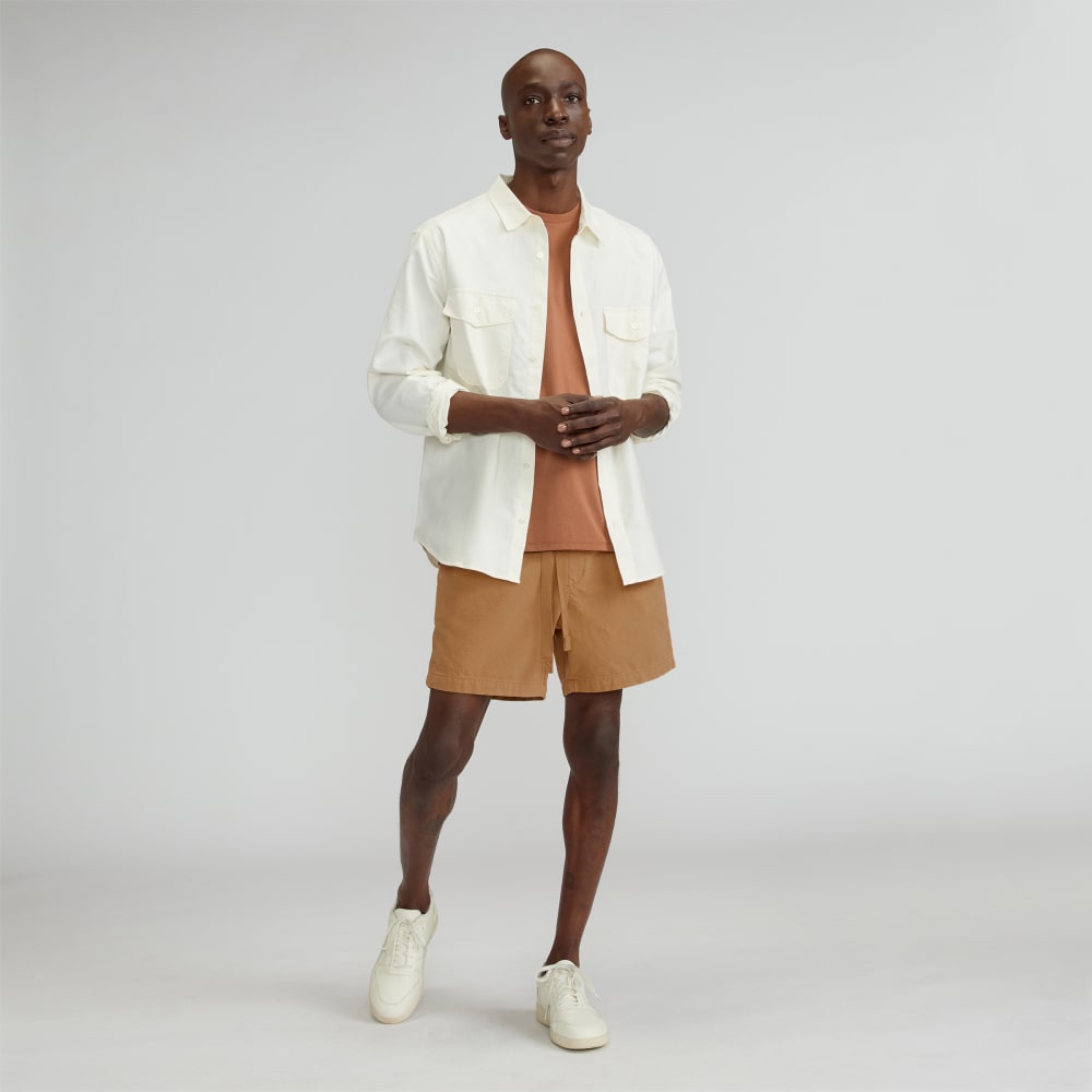 The Canvas Organic Cotton Short | Cappuccino - Image 6