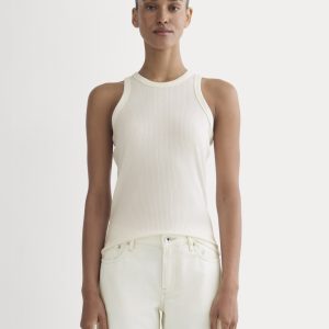 The Shimmy Cutaway Tank | Bone