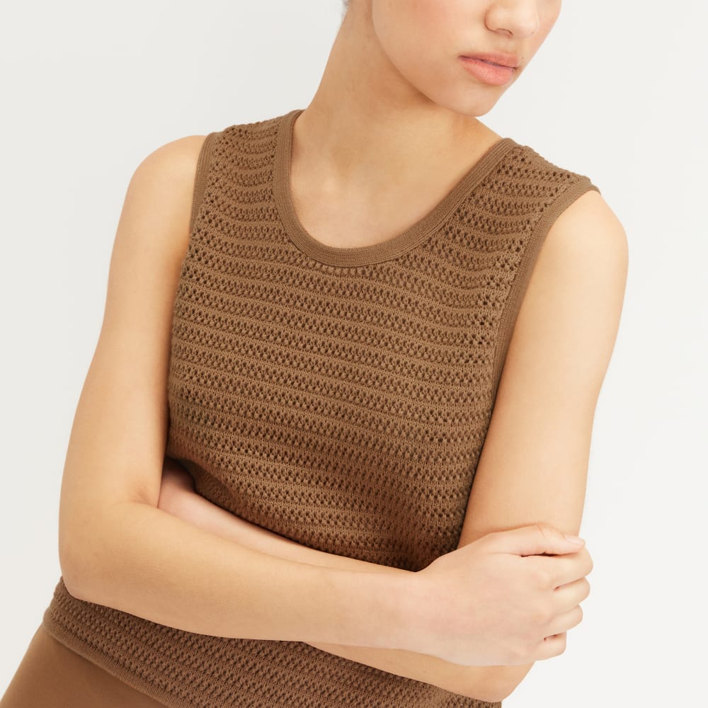 The Crochet Knit Cami | Toasted Coconut - Image 4
