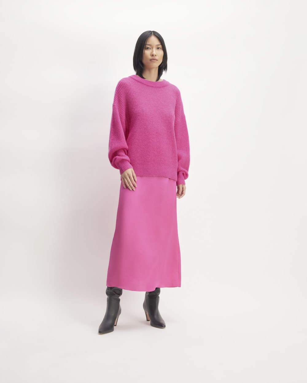 The Cocoon Crew in Alpaca | Fuchsia Pink - Image 3
