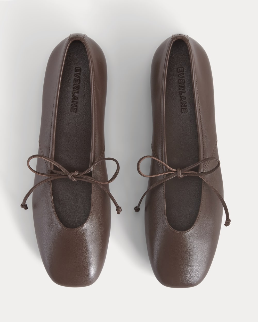 Leather Keyhole Flat | Burnt Umber - Image 3