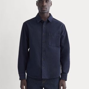 The Canvas Organic Cotton Overshirt | Navy