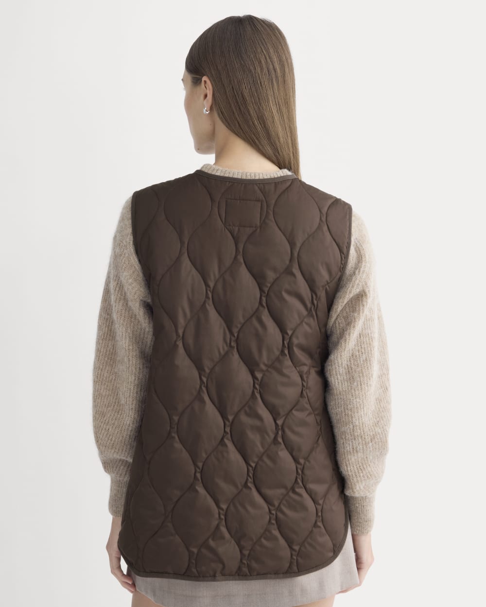ReNew Quilted Vest | Coffee Bean - Image 5