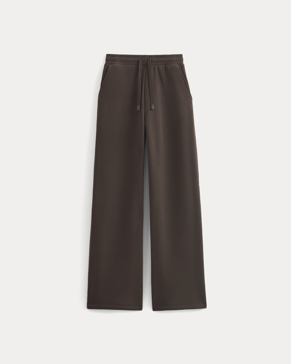 Luxe Fleece Wide-Leg Sweatpant | Dark Chocolate - Image 2