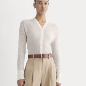 The Air Alpaca ? High V Cardigan | Birch