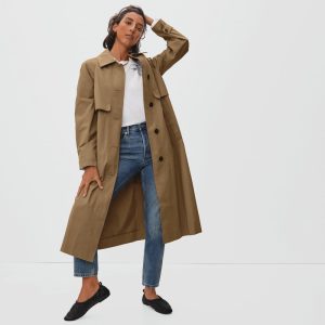 The Long Mac Coat | Toasted Coconut