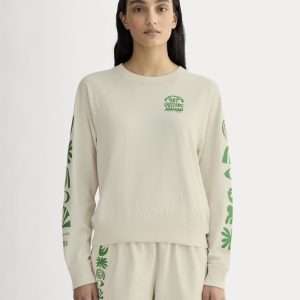 The Everlane x Parks Project Off-Duty Long-Sleeve Tee | Natural / Green
