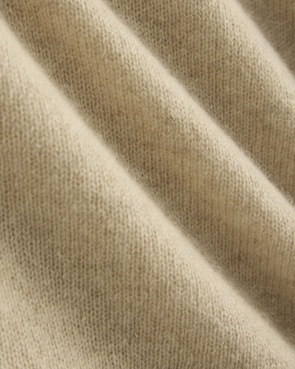 Cashmere Cropped Cardigan | Heather Light Camel - Image 6