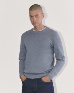 The No-Sweat Sweater | Uniform | Heather Sage Blue