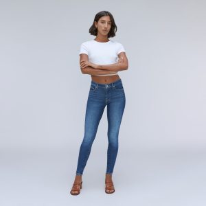 The Mid-Rise Skinny Stretch Jean | Dark Indigo