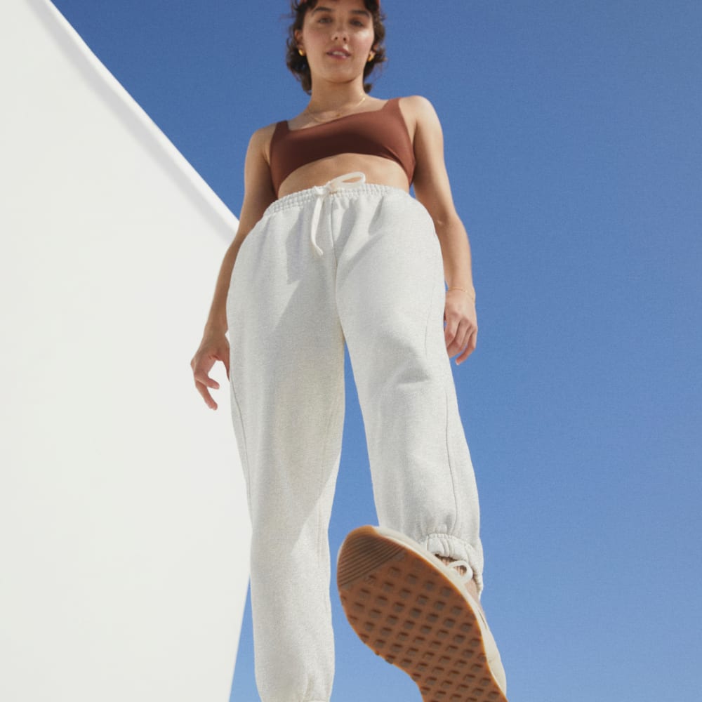 The Track Jogger | Light Heather Grey - Image 6