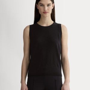 The Classic Tank in Cashmere | Black