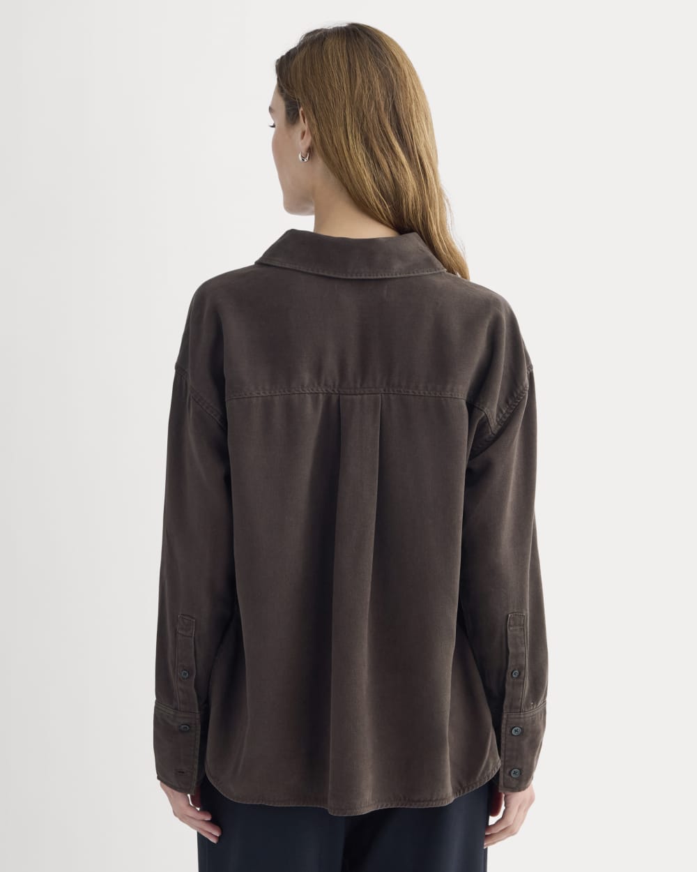 Boxy Shirt in Buttersoft | Coffee Bean - Image 5