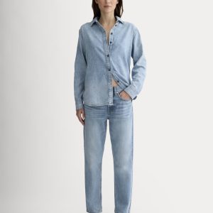 The Super-Soft Relaxed Jean | Weathered Blue