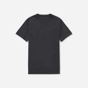 The Organic Cotton Crew | Heather Charcoal