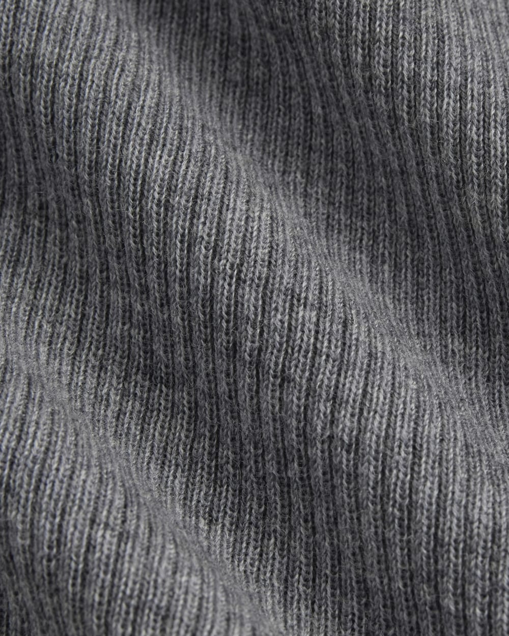 The Cardigan in Ultrasoft Merino | Heather Mid Grey - Image 6