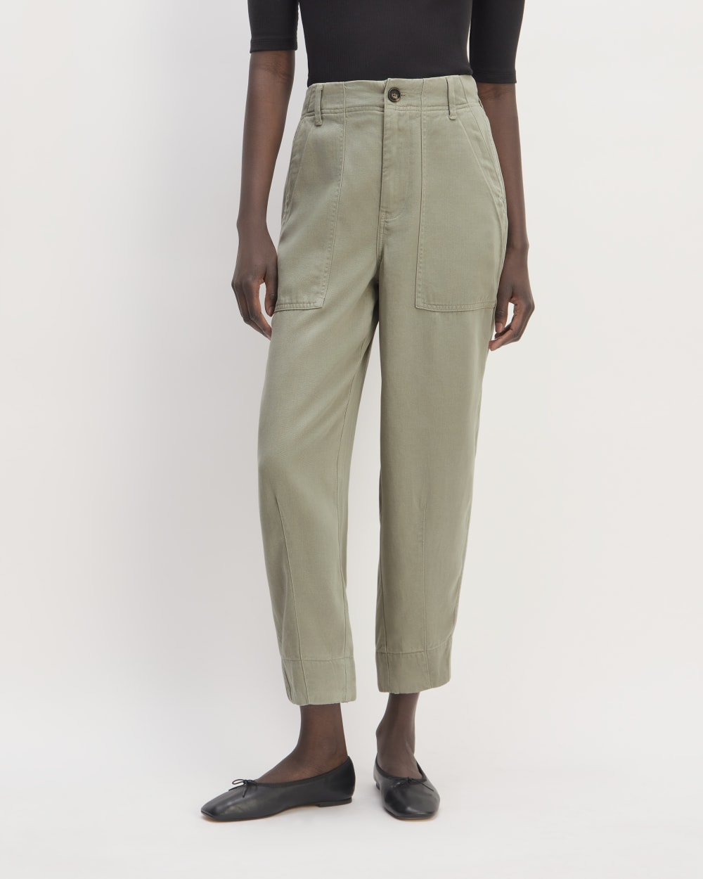The Utility Pant in Buttersoft | Sage Green - Image 3