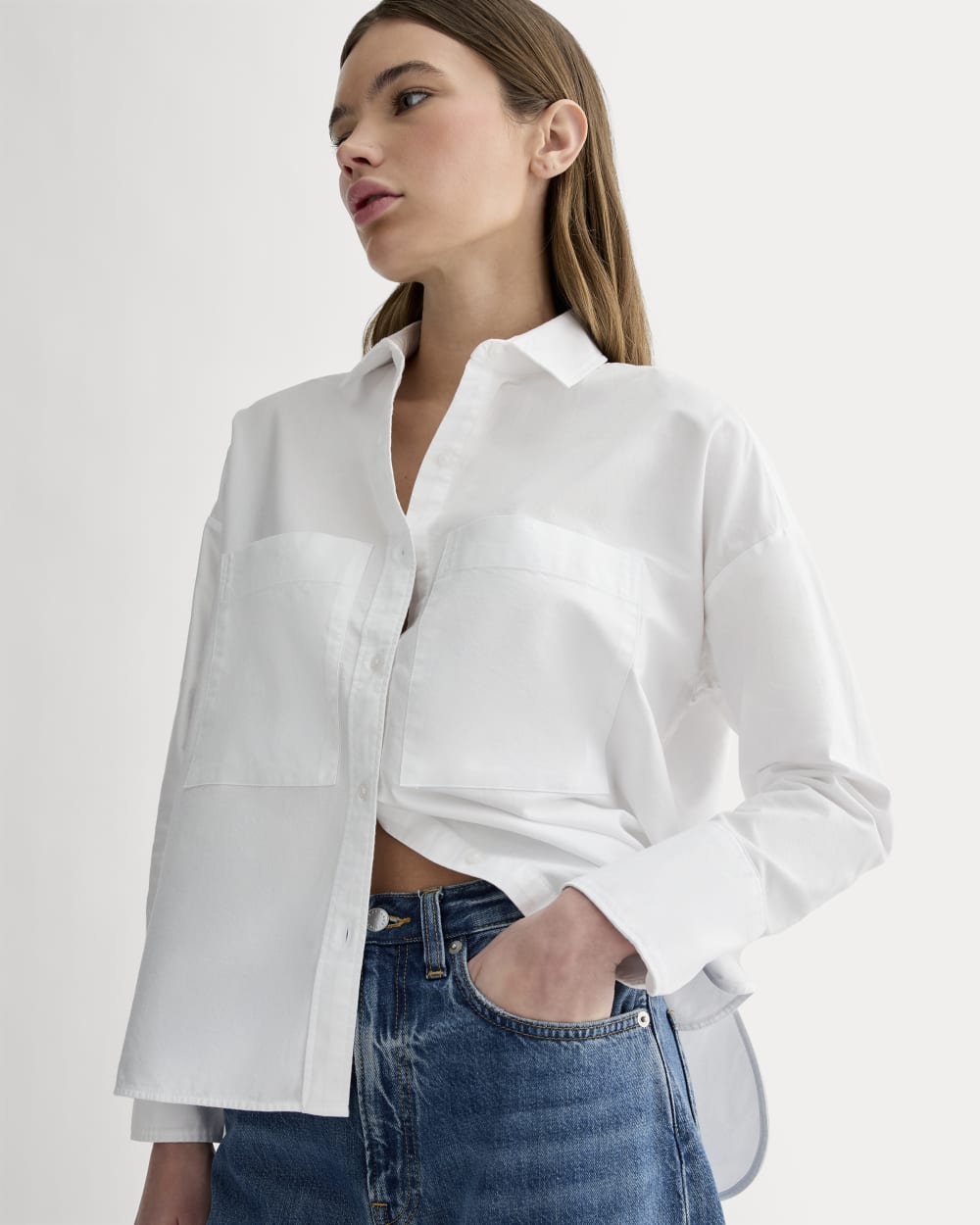 The Boxy Oxford | White - Image 4