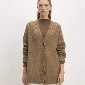 The Alpaca Oversized Cardigan | Tiger's Eye