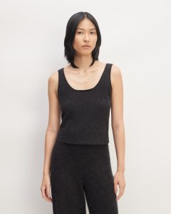 The Cozy-Stretch Tank | Charcoal