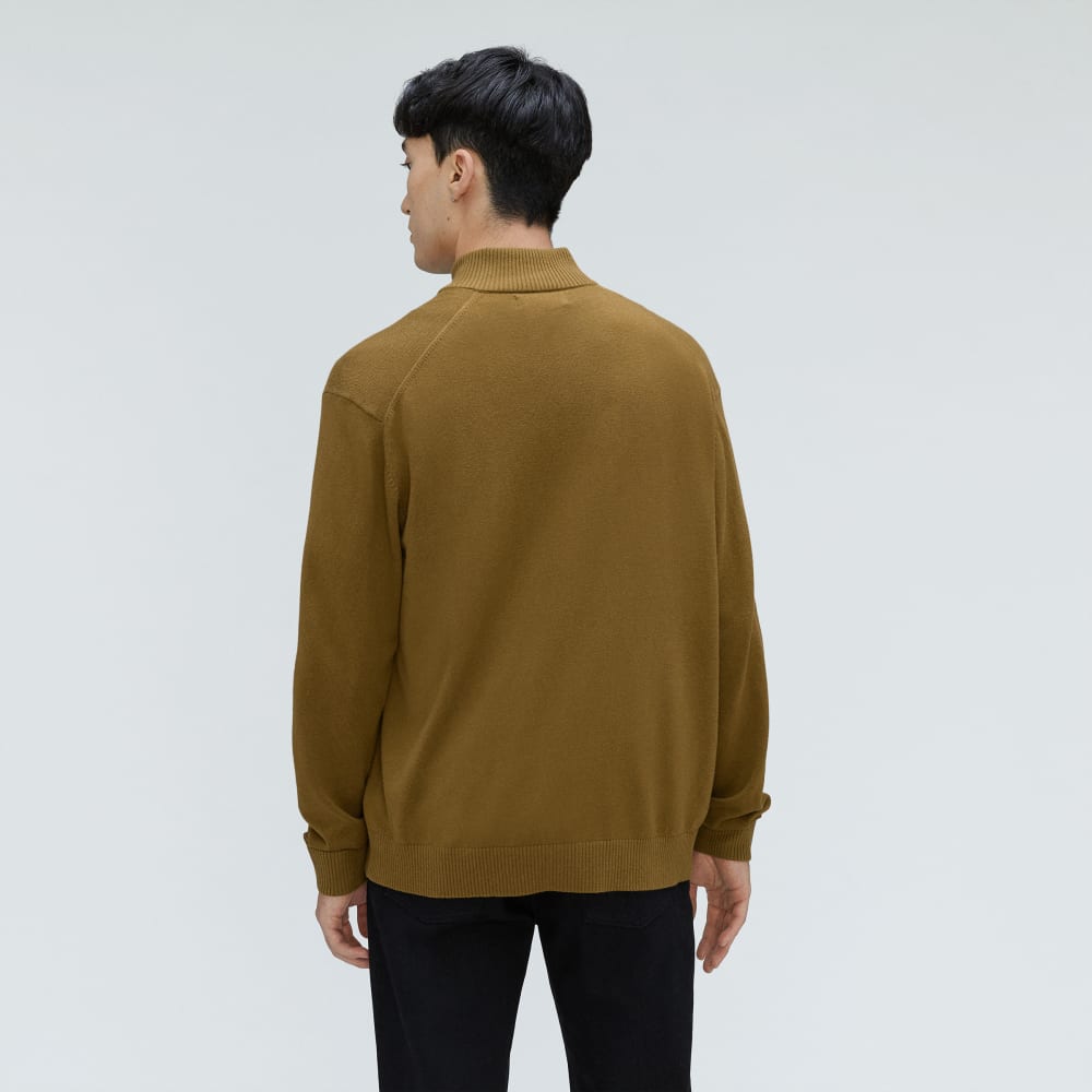 The No-Sweat Full Zip Sweater | Tapenade - Image 3