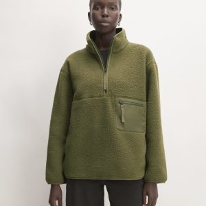 The ReNew Fleece Oversized Half-Zip | Kalamata