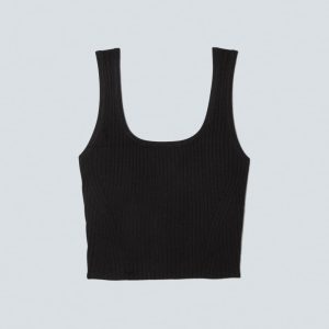 The Cotton-Merino Cami | Black