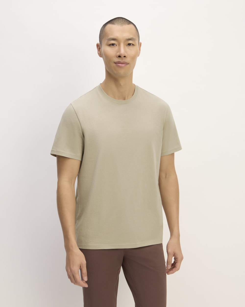 The Essential Organic Crew | Trench Coat Khaki