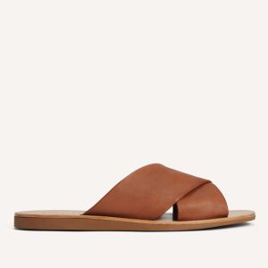 The Day Crossover Sandal | Sienna Brown