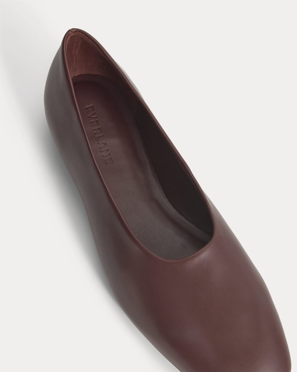 Gallery Square-Toe Flat | Burgundy - Image 7
