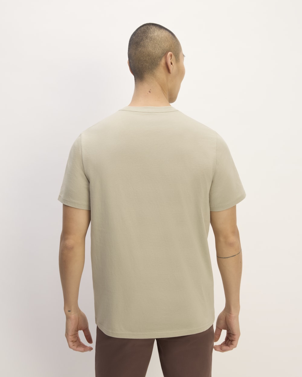 The Essential Organic Crew | Trench Coat Khaki - Image 4