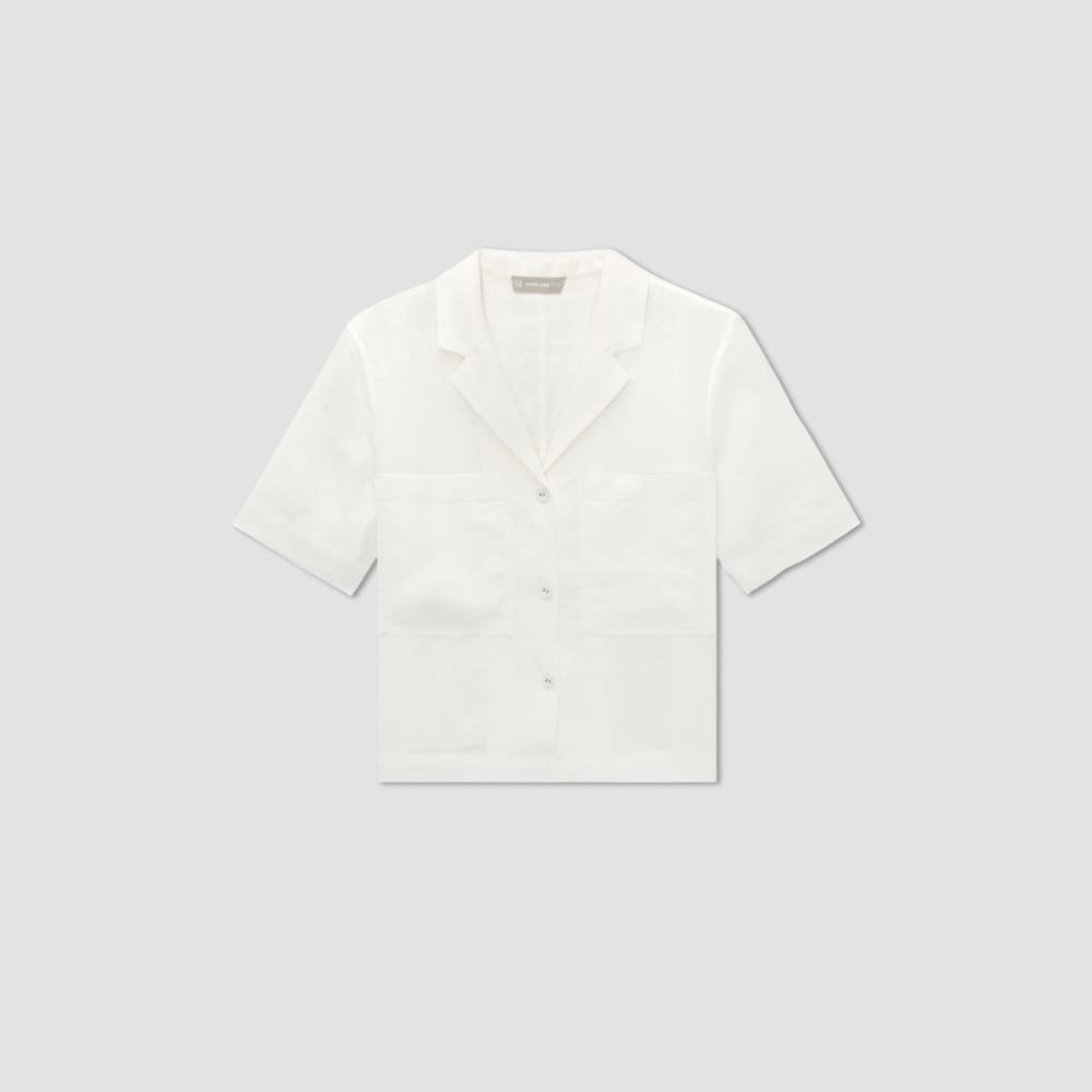 The Linen Workwear Shirt | White - Image 2