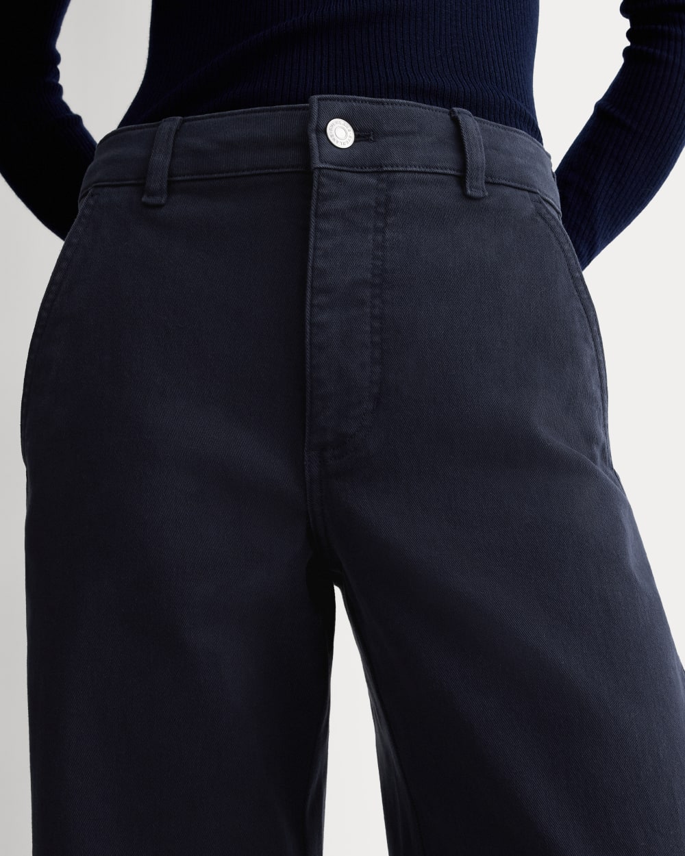 The Utility Wide-Leg Pant | Navy - Image 5