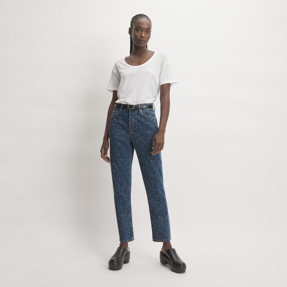 The '90s Cheeky® Jean | Dark Painterly Strokes | 28.5 Inseam