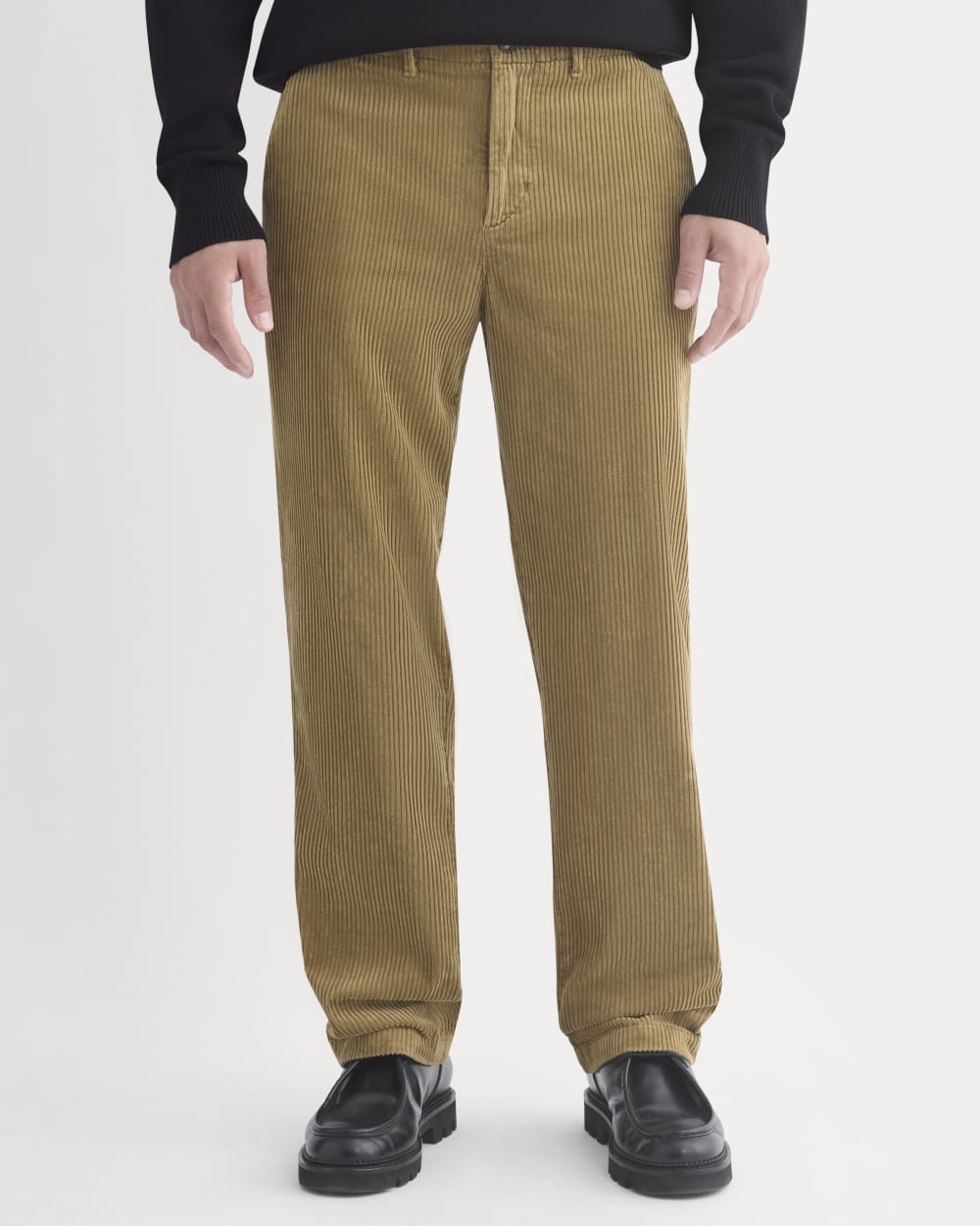 Wide Wale Corduroy Trouser | Aged Brass - Image 3