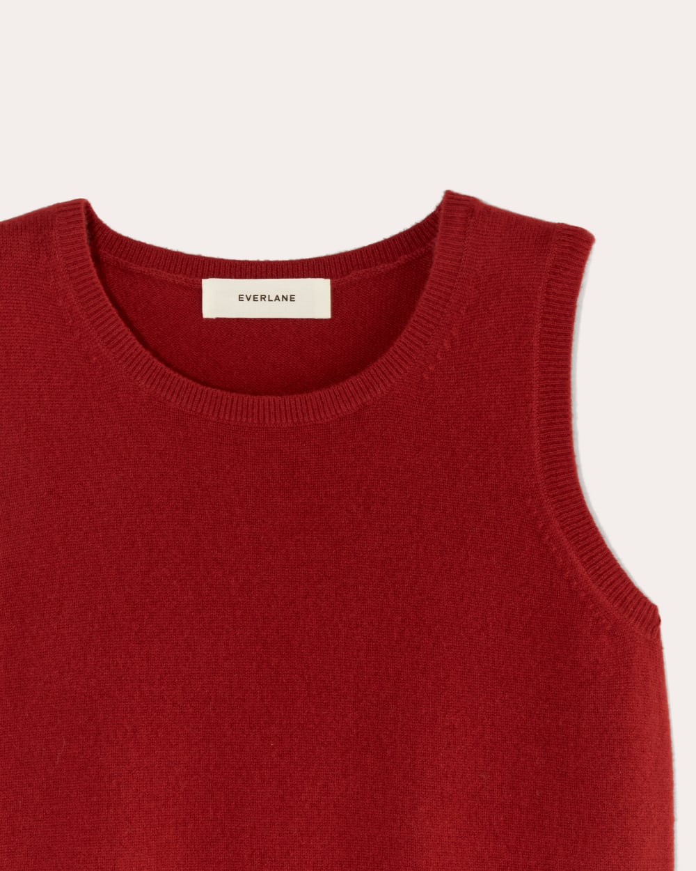 The Classic Tank in Cashmere | Berry Red - Image 6