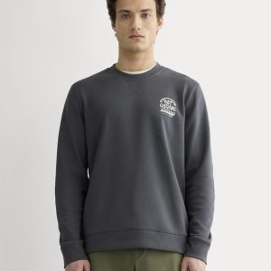 The Everlane x Parks Project French Terry Crew | Forged Iron / Natural