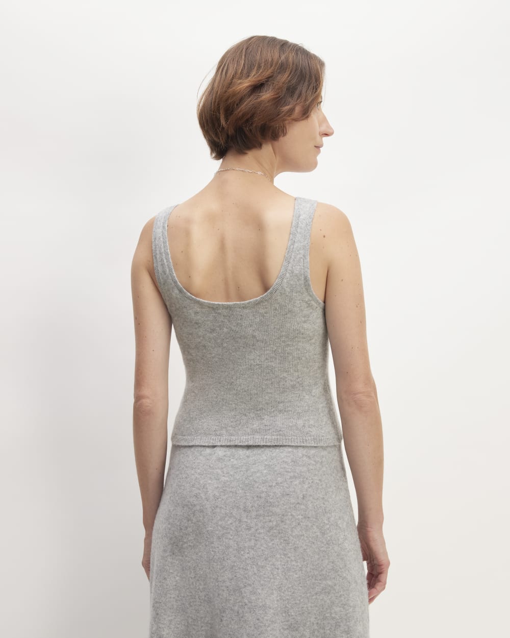 The Cozy-Stretch Tank | Heathered Grey - Image 6