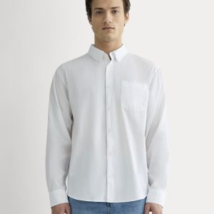 The Washed Poplin Shirt | White