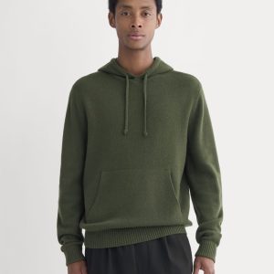 The Felted Merino Hoodie | Dark Forest